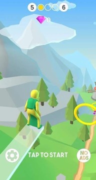 低空跳傘3D游戲截圖2