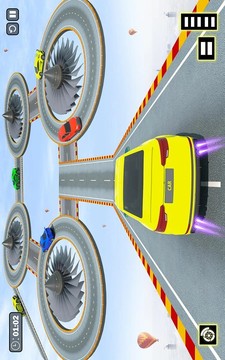 瘋狂坡道汽車特技游戲截圖1