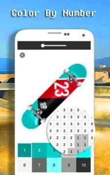 數(shù)字滑板著色游戲截圖2