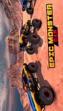 怪物卡车山地赛车3D游戏截图1