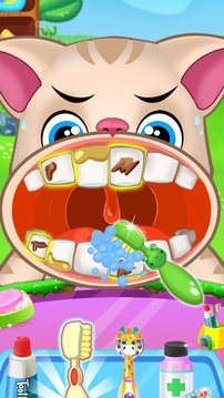 宠物医生牙科的关心游戏截图5