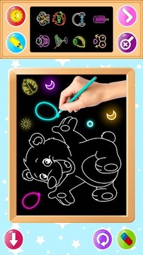 孩子們的發(fā)光繪畫(huà)游戲截圖3