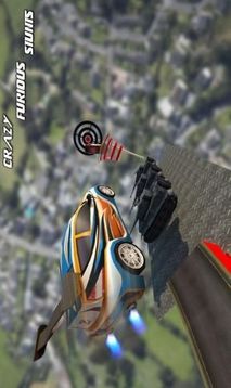 空中坡道汽車特技3D游戲截圖2
