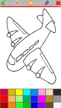 兒童涂色怪獸飛機(jī)游戲截圖3