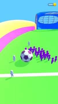 彩色足球3D游戲截圖1