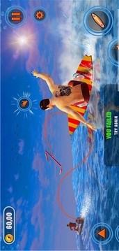 尾浪滑水沖浪游戲截圖2