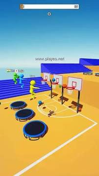 跳扣籃3d游戲截圖3