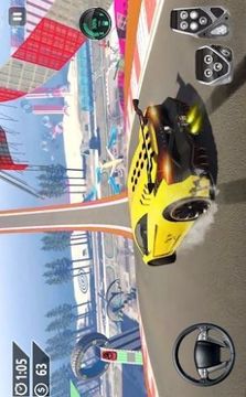 超級賽道汽車跳躍3D游戲截圖3