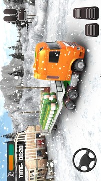 雪地越野卡車運(yùn)輸游戲截圖3