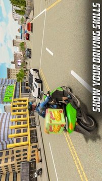 電動(dòng)車披薩外賣女孩游戲截圖3