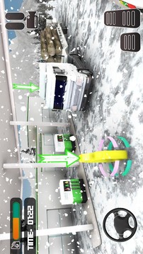 雪地越野卡車運(yùn)輸游戲截圖2