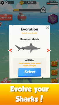 鲨鱼世界生存模拟游戏截图3
