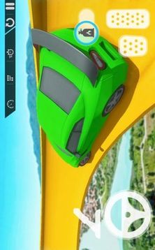 巨型坡道超級汽車特技不可能軌道游戲截圖2