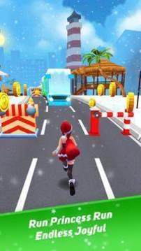 圣誕公主跑步?jīng)_浪游戲截圖3
