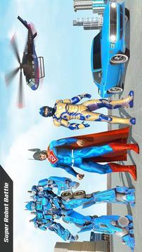 飞行超级英雄机器人救援游戏截图2