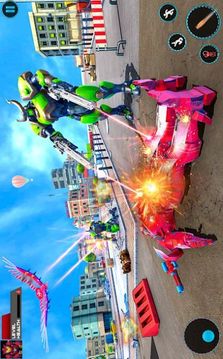 鷹機(jī)器人飛行模擬游戲截圖1