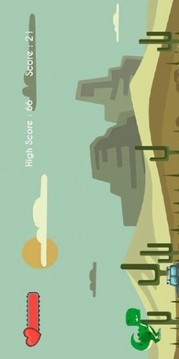 復(fù)古恐龍奔跑游戲截圖1