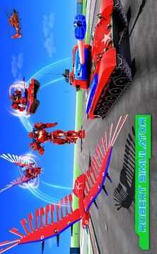 鷹機(jī)器人飛行模擬游戲截圖2
