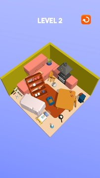 凌亂房間3D游戲截圖1