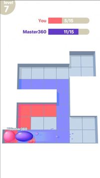 顏色迷宮比拼游戲截圖3