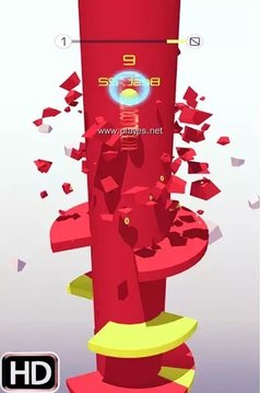 跳球塔螺旋跳躍游戲截圖2