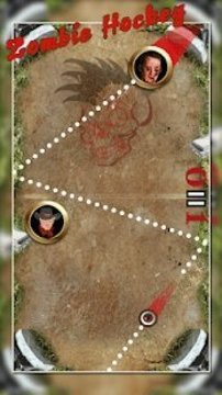 僵尸空氣曲棍球游戲截圖3