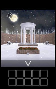 從下雪的庭院中脫出游戲截圖2