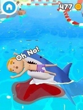 鯊魚逃脫3D游戲截圖2
