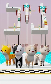 貓咪障礙賽3D游戲截圖2