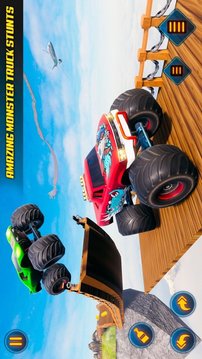 爬山3D汽車特技游戲截圖3