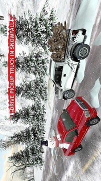 冬季雪卡車3D游戲截圖2