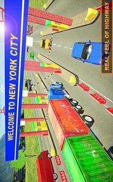 歐元卡車貨運(yùn)駕駛游戲截圖4