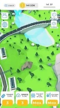 空閑火車鐵路游戲截圖1