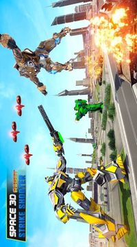 空間機(jī)器人打擊射擊3D游戲截圖3