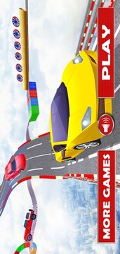 GT汽車坡道特技3D極限城市特技游戲截圖3