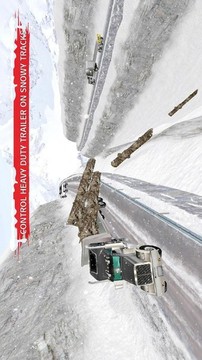 冬季雪卡車3D游戲截圖1