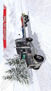 冬季雪卡車3D游戲截圖3