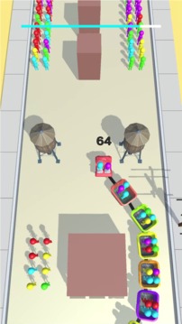 開(kāi)車(chē)收集人群游戲截圖1