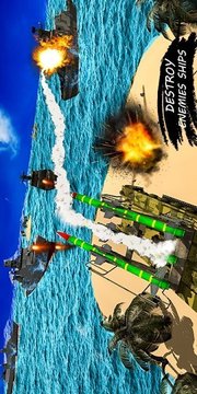 海軍導(dǎo)彈發(fā)射戰(zhàn)艦?zāi)M游戲截圖2