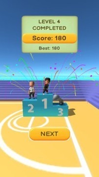蹦床篮球3D游戏截图1