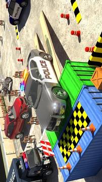 警車3D停車大師2021游戲截圖1
