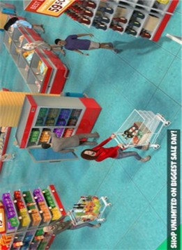 女生超市疯狂购物游戏截图3