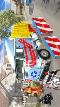 垃圾自卸車模擬駕駛游戲截圖1