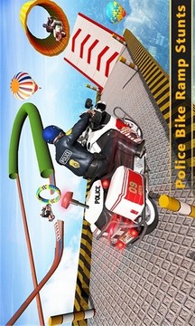 警察摩托斜坡競(jìng)速游戲截圖2