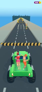 搭便車的女孩3D游戲截圖2