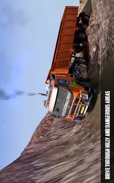 卡車山地石油運(yùn)輸游戲截圖2