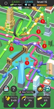 城市列车行线规划3D游戏截图2