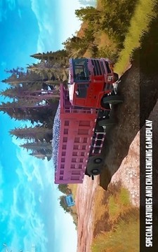 卡車山地石油運(yùn)輸游戲截圖1