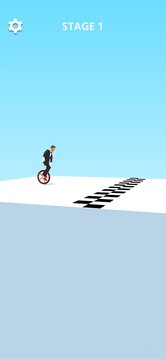 獨(dú)輪車跑3D游戲截圖1