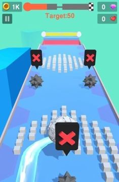 滾球超級酷跑游戲截圖2